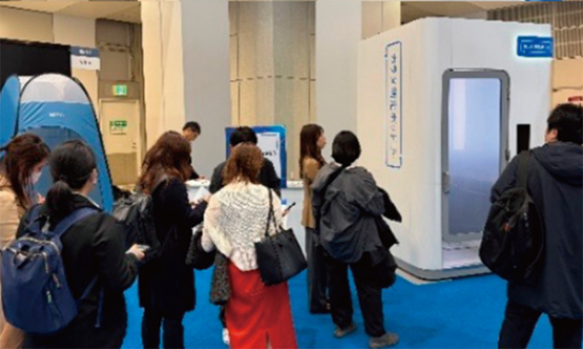 大阪・関西万博の「大阪ヘルスケアパビリオン」で人気を集めたカラダ測定ポッド