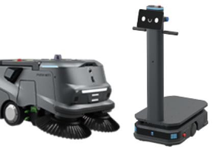 清掃ロボット PUDU MT1、搬送ロボット PUDU T300